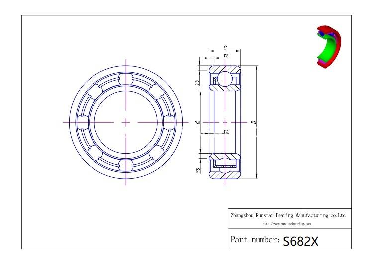 china ball bearing suppliers s682x d