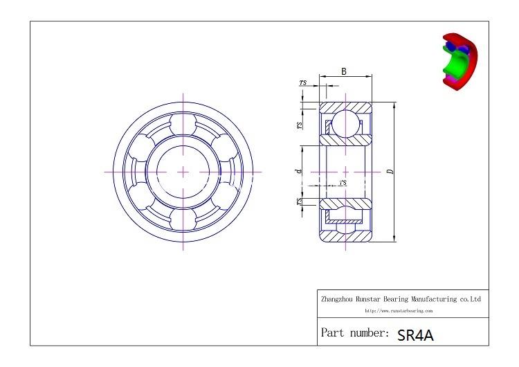 14 ball bearings sr4a d